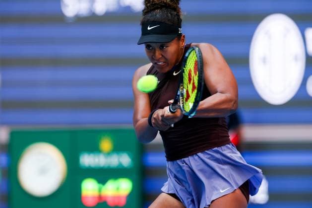 BEIJING, CHINA - SEPTEMBER 25: Naomi Osaka of Japan competes in the Women s Singles Round of 128 match against Lucia Bronzetti of Italy on day three of 2024 China Open at National Tennis Center on September 25, 2024 in Beijing, China.  Copyright: xVCGx 111520245672