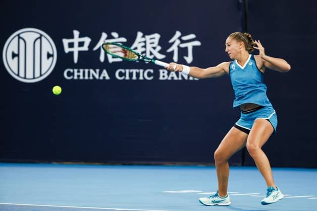 BEIJING, CHINA - SEPTEMBER 25: Diane Parry of France competes in the Women s Singles Round of 128 match against En-Shuo Liang of Chinese Taipei on day three of 2024 China Open at National Tennis Center on September 25, 2024 in Beijing, China.  Copyright: xVCGx 111520136562