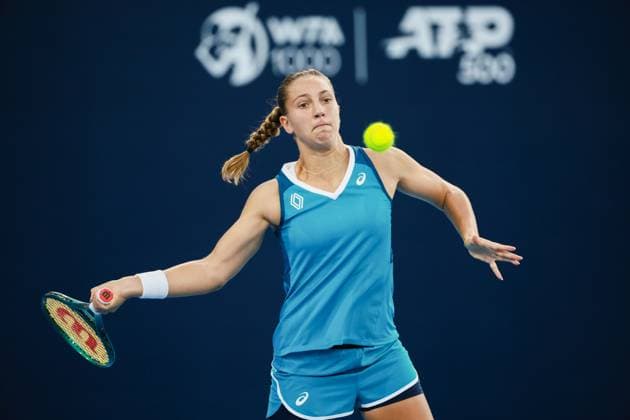 BEIJING, CHINA - SEPTEMBER 25: Diane Parry of France competes in the Women s Singles Round of 128 match against En-Shuo Liang of Chinese Taipei on day three of 2024 China Open at National Tennis Center on September 25, 2024 in Beijing, China.  Copyright: xVCGx 111520136564