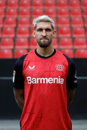 Leverkusen, Germany, Germany 1 Soccer Bundesliga, portrait appointment on 25 09 2024 in the Bay Arena in Leverkusen Robert ANDRICH Bayer 04 Leverkusen 1 BL, portrait appointment 2024 2025, Photo Norbert Schmidt, Duesseldorf