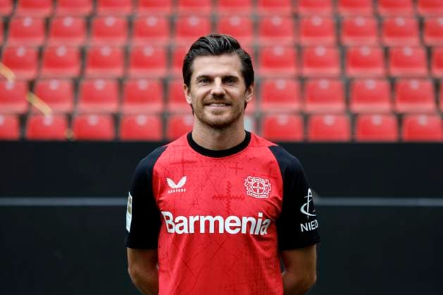 Leverkusen, Germany, Germany 1 Soccer Bundesliga, portrait appointment on 25 09 2024 in the Bay Arena in Leverkusen Jonas HOFMANN Bayer 04 Leverkusen 1 BL, portrait appointment 2024 2025, Photo Norbert Schmidt, Duesseldorf