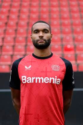 Leverkusen, Germany, Germany 1 Soccer Bundesliga, portrait appointment on 25 09 2024 in the Bay Arena in Leverkusen Jonathan TAH Bayer 04 Leverkusen 1 BL, portrait appointment 2024 2025, Photo Norbert Schmidt, Duesseldorf