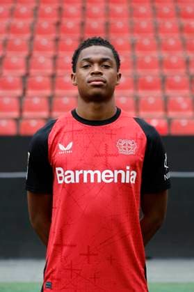 Leverkusen, Germany, Germany 1 Soccer Bundesliga, portrait date on 25 09 2024 in the Bay Arena in Leverkusen Jeanuel BELOCIAN Bayer 04 Leverkusen 1 BL, portrait date 2024 2025, Photo Norbert Schmidt, Duesseldorf