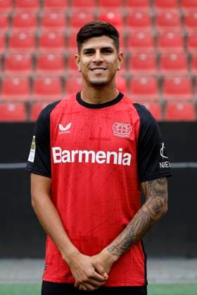 Leverkusen, Germany, Germany 1 Soccer Bundesliga, portrait appointment on 25 09 2024 in the Bay Arena in Leverkusen Piero Martin HINCAPIE Bayer 04 Leverkusen 1 BL, portrait appointment 2024 2025, Photo Norbert Schmidt, Duesseldorf