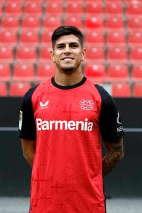 Leverkusen, Germany, Germany 1 Soccer Bundesliga, portrait appointment on 25 09 2024 in the Bay Arena in Leverkusen Piero Martin HINCAPIE Bayer 04 Leverkusen 1 BL, portrait appointment 2024 2025, Photo Norbert Schmidt, Duesseldorf