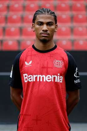 Leverkusen, Germany, Germany 1 Soccer Bundesliga, portrait appointment on 25 09 2024 in the Bay Arena in Leverkusen Amine ADLI Bayer 04 Leverkusen 1 BL, portrait appointment 2024 2025, Photo Norbert Schmidt, Duesseldorf