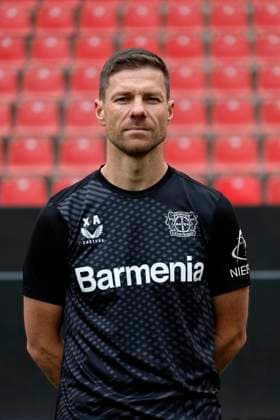 Leverkusen, Germany, Germany 1 Soccer Bundesliga, portrait appointment on 25 09 2024 in the Bay Arena in Leverkusen Xabi ALONSO Bayer 04 Leverkusen 1 BL, portrait appointment 2024 2025, Photo Norbert Schmidt, Duesseldorf