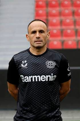 Leverkusen, Germany, Germany 1 Soccer Bundesliga, portrait appointment on 25 09 2024 in the Bay Arena in Leverkusen Co Trainer Sebastian PARRILLA Bayer 04 Leverkusen 1 BL, portrait appointment 2024 2025, Photo Norbert Schmidt, Duesseldorf