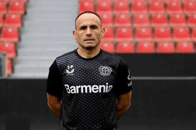 Leverkusen, Germany, Germany 1 Soccer Bundesliga, portrait appointment on 25 09 2024 in the Bay Arena in Leverkusen Co Trainer Sebastian PARRILLA Bayer 04 Leverkusen 1 BL, portrait appointment 2024 2025, Photo Norbert Schmidt, Duesseldorf