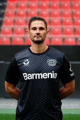 Leverkusen, Germany, Germany 1 Soccer Bundesliga, portrait appointment on 25 09 2024 in the Bay Arena in Leverkusen Athletic Trainer Jonas RATH Bayer 04 Leverkusen 1 BL, portrait appointment 2024 2025, Photo Norbert Schmidt, Duesseldorf
