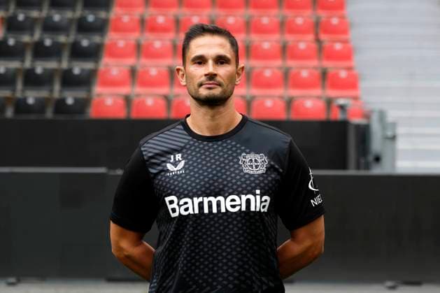 Leverkusen, Germany, Germany 1 Soccer Bundesliga, portrait appointment on 25 09 2024 in the Bay Arena in Leverkusen Athletic Trainer Jonas RATH Bayer 04 Leverkusen 1 BL, portrait appointment 2024 2025, Photo Norbert Schmidt, Duesseldorf