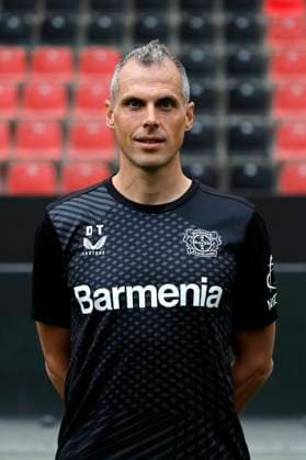 Leverkusen, Germany, Germany 1 Soccer Bundesliga, portrait appointment on 25 09 2024 in the Bay Arena in Leverkusen, goalkeeper coach David THIEL Bayer 04 Leverkusen 1 BL, portrait appointment 2024 2025, Photo Norbert Schmidt, Duesseldorf