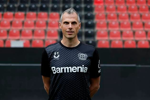 Leverkusen, Germany, Germany 1 Soccer Bundesliga, portrait appointment on 25 09 2024 in the Bay Arena in Leverkusen, goalkeeper coach David THIEL Bayer 04 Leverkusen 1 BL, portrait appointment 2024 2025, Photo Norbert Schmidt, Duesseldorf