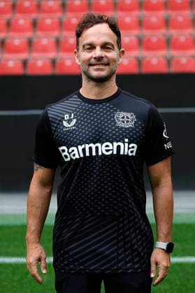 Leverkusen, Germany, Germany 1 Soccer Bundesliga, portrait appointment on 25 09 2024 in the Bay Arena in Leverkusen, athletic trainer Daniel JOUVIN Bayer 04 Leverkusen 1 BL, portrait appointment 2024 2025, Photo Norbert Schmidt, Duesseldorf