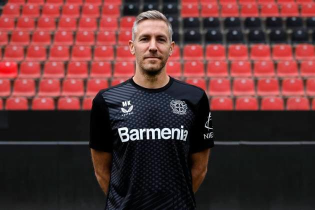 Leverkusen, Germany, Germany 1 Soccer Bundesliga, portrait appointment on 25 09 2024 in the Bay Arena in Leverkusen, Head of Sports Science and Athletics Dr Malte KRÜGER Bayer 04 Leverkusen 1 BL, portrait appointment 2024 2025, Photo Norbert Schmidt, Duesseldorf