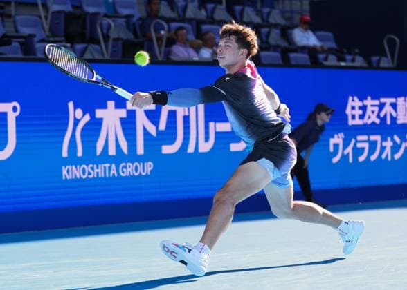 Ben Shelton, Kinoshita Group Japan Open Tennis Championships, Tokyo, Japan Copyright: xJuergenxHasenkopfx