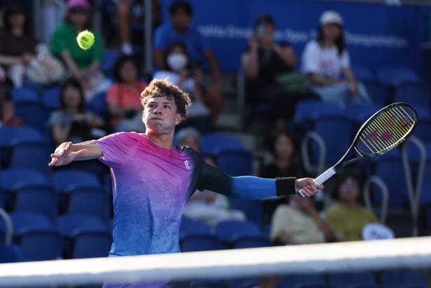 Ben Shelton, Kinoshita Group Japan Open Tennis Championships, Tokyo, Japan Copyright: xJuergenxHasenkopfx