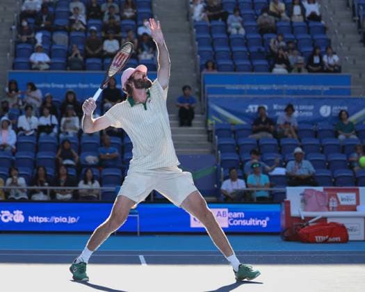 Reilly Opelka USA , Kinoshita Group Japan Open Tennis Championships, Tokyo, Japan Copyright: xJuergenxHasenkopfx