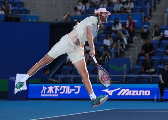 Reilly Opelka USA , Kinoshita Group Japan Open Tennis Championships, Tokyo, Japan Copyright: xJuergenxHasenkopfx