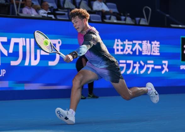 Ben Shelton, Kinoshita Group Japan Open Tennis Championships, Tokyo, Japan Copyright: xJuergenxHasenkopfx