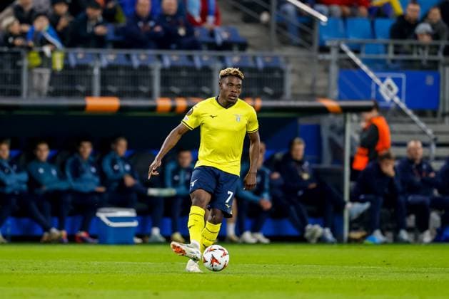 Hamburg, September 25, 2024 Football, UEFA Europa League 2024 25, Dynamo Kiev Lazio Rome Fisayo Dele Bashiru Lazio Rome, 7