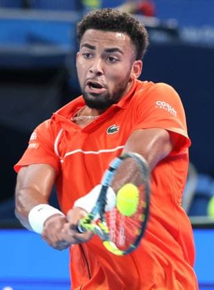 September 26, 2024, Tokyo, Japan - Arthur Fils of France retuens the ball against Taylor Fritz of the United States at the first round match of the Japan Open Tennis championships at the Ariake Colosseum in Tokyo on Thursday, September 26, 2024. (photo by Yoshio Tsunoda AFLO) Noxthirdxpartyxsales  (267885427)