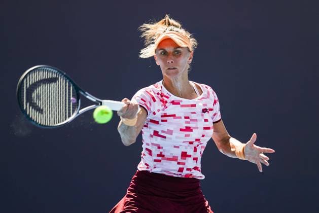 BEIJING, CHINA - SEPTEMBER 25: Lesia Tsurenko of Ukraine competes in the Women s Singles Round of 128 match against Viktoriya Tomova of Bulgaria on day three of 2024 China Open at National Tennis Center on September 25, 2024 in Beijing, China.  Copyright: xVCGx 111520140475