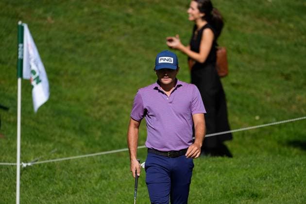 September 26, 2024, Madrid, Madrid, SPAIN: Nicolo GALLETTI of United States during the Acciona Open Espana 2024, golf DP World Tour in Spain, celebrated at Club de Campo of Madrid on September 26, 2024, in Madrid, Spain. Madrid SPAIN - ZUMAa181 20240926_zaa_a181_014 Copyright: xOscarxJ.xBarrosox