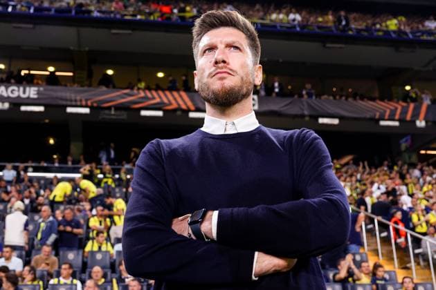 Fenerbahce SK v Royale Union Saint-Gilloise - UEFA Europa League ISTANBUL, TURKEY - SEPTEMBER 26 : Pocognoli Sebastien head coach of Royale Union Saint-Gilloise ahead of the UEFA Europa League phase matchday 1 match between Fenerbahce SK and Royale Union Saint-Gilloise on September 26, 2024 in Istanbul, Turkey, 26 09 2024  Copyright: xTomasxSiskx
