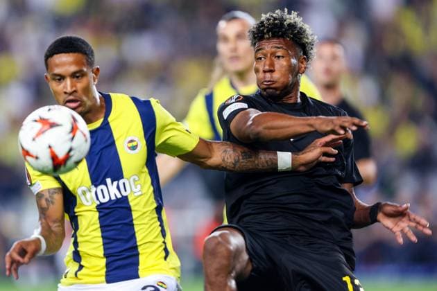 Fenerbahce SK v Royale Union Saint-Gilloise - UEFA Europa League ISTANBUL, TURKEY - SEPTEMBER 26 : Rodriguez Cortez Kevin Jose forward of Royale Union Saint-Gilloise ahead of the UEFA Europa League phase matchday 1 match between Fenerbahce SK and Royale Union Saint-Gilloise on September 26, 2024 in Istanbul, Turkey, 26 09 2024  Copyright: xTomasxSiskx