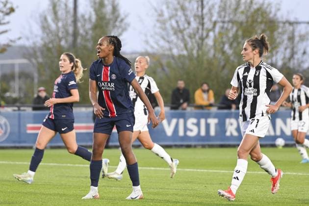 Marie Antoinette Katoto (PSG) FOOTBALL FEMININ : Paris Saint Germain Vs Juventus - Ligue des Champions - 26 09 2024 MichaelBaucher Panoramic 