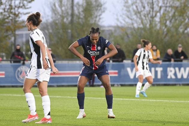 Marie Antoinette Katoto (PSG) FOOTBALL FEMININ : Paris Saint Germain Vs Juventus - Ligue des Champions - 26 09 2024 MichaelBaucher Panoramic 