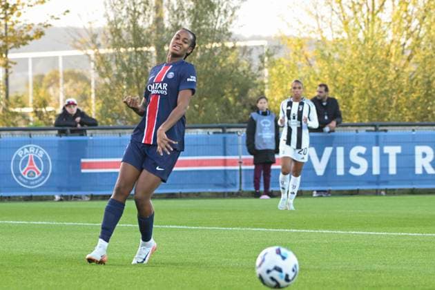 Marie Antoinette Katoto (PSG) FOOTBALL FEMININ : Paris Saint Germain Vs Juventus - Ligue des Champions - 26 09 2024 MichaelBaucher Panoramic 