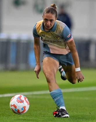 Manchester City Women v Paris FC Women UEFA Womens Champions League Naomi Layzell of Manchester City women during the UEFA Womens Champions League match at Joie Stadium, Manchester UK Newspapers OUT Copyright: xKarlxVallantinex FIL-20669-0010