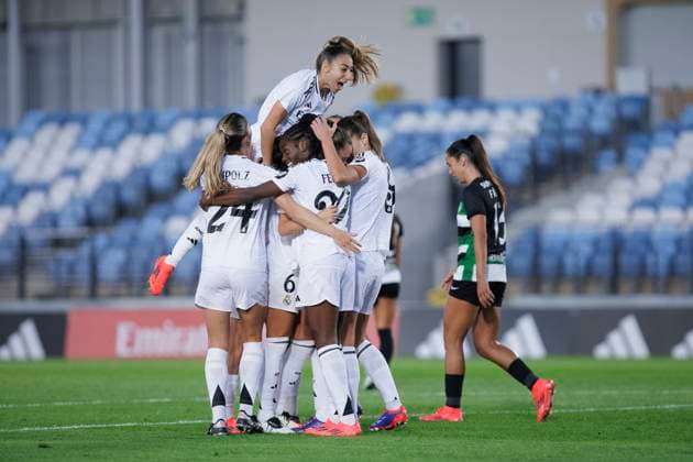 Football, Women, CL-Quali, Real Madrid - Sporting Lisbon