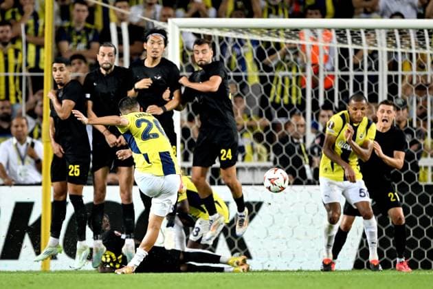 ISTANBUL - Cengiz Under of Fenerbahce SK during the UEFA Europa League match between Fenerbahce AS and R. Union Saint-Gilloise at the Ulker Fenerbahce Sukru Saracoglu stadium on Sept. 26, 2024 in Istanbul, Turkey. ANP Hollandse Hoogte UEFA Europa League 2024 25 2024 25 xVIxANPxSportx xGerritxvanxKeulenxIVx 509436200 originalFilename: 509436200.jpg