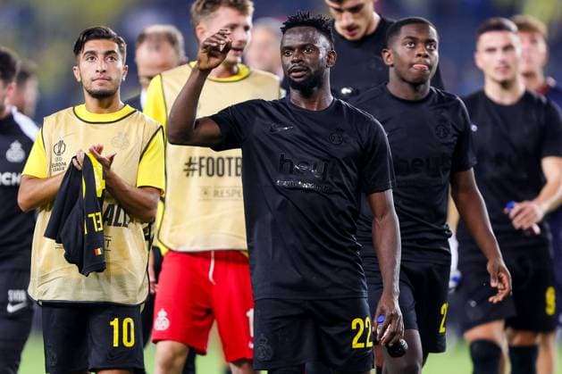Fenerbahce SK v Royale Union Saint-Gilloise - UEFA Europa League ISTANBUL, TURKEY - SEPTEMBER 26 : Niang Ousseynou midfielder of Royale Union Saint-Gilloise after the UEFA Europa League phase matchday 1 match between Fenerbahce SK and Royale Union Saint-Gilloise on September 26, 2024 in Istanbul, Turkey, 26 09 2024 Istanbul Turkey  Copyright: xTomasxSiskx