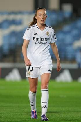 UEFA Women s Champions League - Real Madrid vs Sporting Portugal MADRID, SPAIN - SEPTEMBER 26 : Caroline Weir of Real Madrid women during the UEFA Women s Champions League 24 25 match, Round 2, second leg between Real Madrid and Sporting Portugal at Alfredo Di Stefano stadium in Madrid. (Photo by Guillermo Martinez) Madrid Alfredo Di Stefano Stadium Spain Copyright: xGuillermoxMartinezx