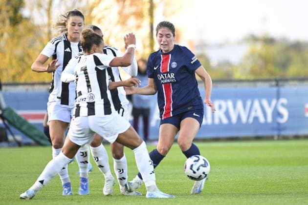 Korbin Albert (PSG) FOOTBALL FEMININ : Paris Saint Germain Vs Juventus - Ligue des Champions - 26 09 2024 MichaelBaucher Panoramic 