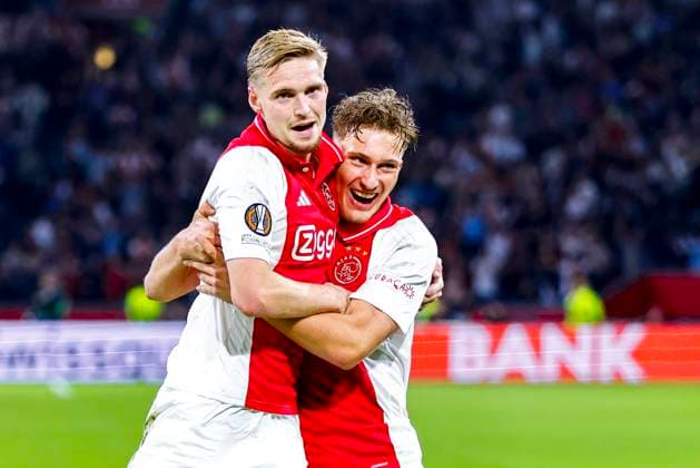 AMSTERDAM, 26-09-2024 , JohanCruijff Arena, football, UEFA Europa League, season 2024 2025, during the match Ajax - Besiktas, 3-0 Ajax player Kenneth Taylor Ajax - Besiktas  x26343244x Copyright: