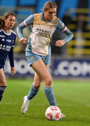 Manchester City Women v Paris FC Women UEFA Womens Champions League Grace Prior of Manchester City women during the UEFA Womens Champions League match at Joie Stadium, Manchester UK Newspapers OUT Copyright: xKarlxVallantinex FIL-20669-0027