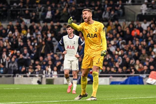London, England - September 26: Guglielmo Vicario of Tottenham during the UEFA Europa League 2024 25 match between Tottenham Hotspur FC v FK Qarabag at Tottenham Hotspur Stadium on September 26, 2024 in London, England. (David Horton SPP) Copyright: xDavidxHorton SPPx spp-en-DaHo-davidhorton260924203