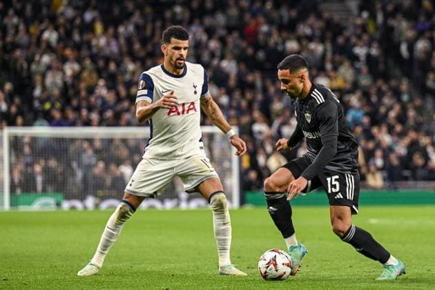 London, England - September 26: Leandro Andrade of Qarabag during the UEFA Europa League 2024 25 match between Tottenham Hotspur FC v FK Qarabag at Tottenham Hotspur Stadium on September 26, 2024 in London, England. (David Horton SPP) Copyright: xDavidxHorton SPPx spp-en-DaHo-davidhorton260924215