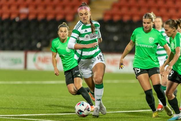 Celtic Women v Vorskla Poltava Women UEFA Womens Champions League 26 09 2024. Caitlin Hayes of Celtic during the UEFA Womens Champions League match between Celtic Women and Vorskla Poltava Women at Albert Bartlett Stadium, Glasgow, Scotland on 26 September 2024. Editorial use only , Copyright: xColinxPoultneyx PSI-20512-0025