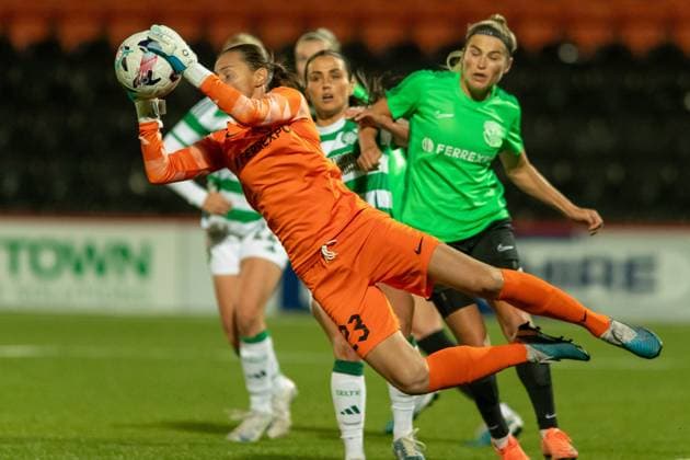 during the UEFA Womens Champions League match between Celtic Women and Vorskla Poltava Women at Albert Bartlett Stadium, Glasgow, Scotland on 26 September 2024. Editorial use only , Copyright: xColinxPoultneyx PSI-20512-0042