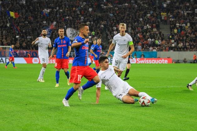Football, EL, FCSB Bucharest - Rigas FS