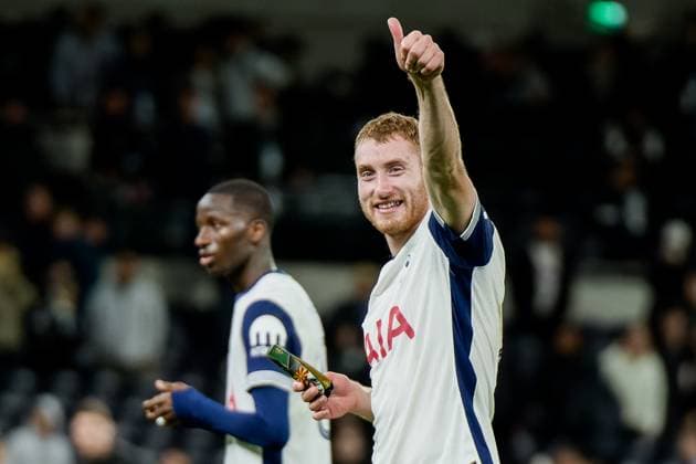 London, England, September 27 2024: Dejan Kulusevski (21 Tottenham Hotspur) after the UEFA Europa League game between Tottenham Hotspur and Qarabag FK at Tottenham Hotspur Stadium in London, England. (Pedro Porru SPP) Copyright: xPedroxPorrux xSPPx spp-en-PePoSp-4F8A6619_DxO