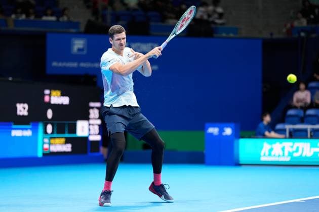 Hubert HurKacz (POL), OCTOBER 27, 2024 - Tennis : Kinoshita Group Japan Open Tennis Championships 2024 Men s Singles 2nd Round at Ariake Coliseum in Tokyo, Japan. Noxthirdxpartyxsales  (267974963)