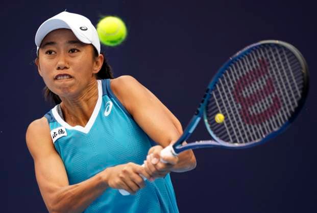 BEIJING, CHINA - SEPTEMBER 27: Zhang Shuai of China competes in the Women s Singles Round of 64 match against Emma Navarro of the United States on day five of 2024 China Open at National Tennis Center on September 27, 2024 in Beijing, China.  Copyright: xBeijingxYouthxDailyx 111520504090