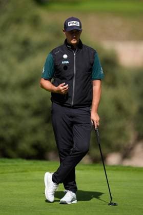 September 27, 2024, Madrid, Madrid, SPAIN: Joe DEAN of England during the Acciona Open Espana 2024, golf DP World Tour in Spain, celebrated at Club de Campo of Madrid on September 27, 2024, in Madrid, Spain. Madrid SPAIN - ZUMAa181 20240927_zaa_a181_216 Copyright: xOscarxJ.xBarrosox